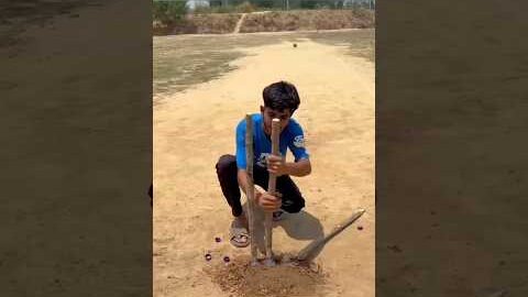 Cricket mein desi jugad Part 6 #cricket #shorts