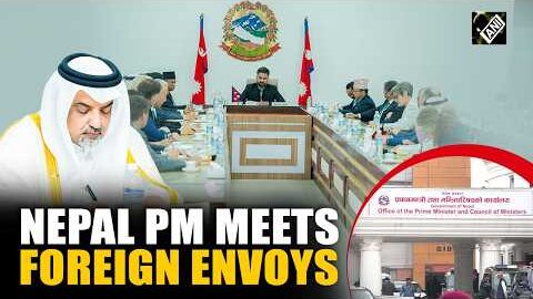 Nepal PM Balendra Shah holds group talks with foreign envoys in Kathmandu