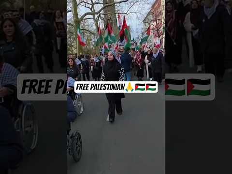 Powerful Voices for Palestine: Crowds Chant La ilaha illallah’ Worldwide #islamic#usa#uknews#shorts