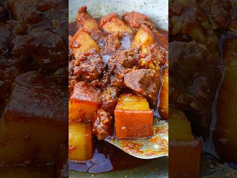 Cooking Village style 🔥 Desi Pork Curry 😋 | Gahori