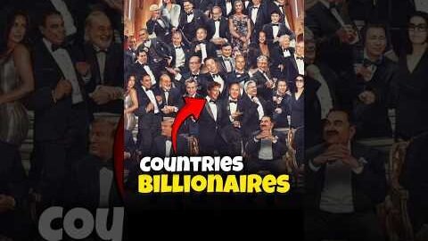 Which country has the most billionaires and their Net worth #shorts