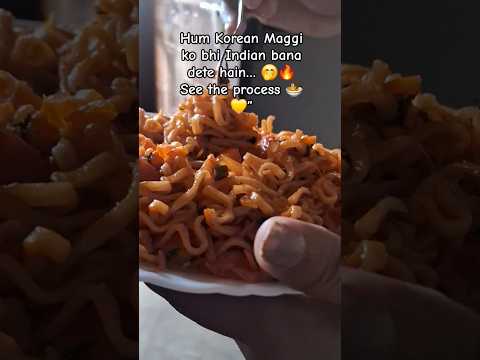 “Desi Korean Maggi 🔥” #shorts #babibites #koreanmaggi #viralshorts  #easyrecipes #foodshorts