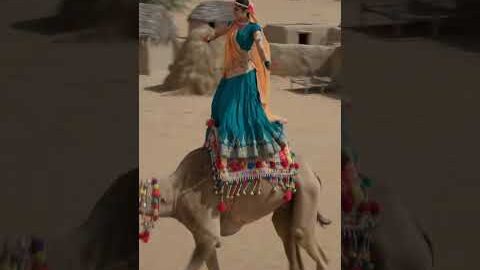 Pooja Rajasthani Dance 💃 | Desi Ghoomar Shorts #Shorts #thejewelclips