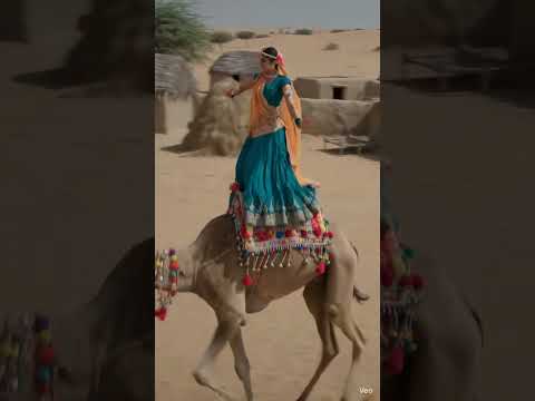 Pooja Rajasthani Dance 💃 | Desi Ghoomar Shorts #Shorts #thejewelclips