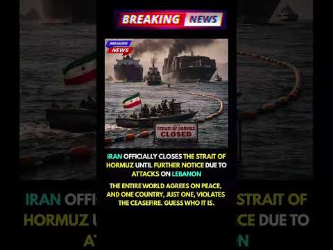 STRAIT OF HORMUZ CLOSED @AllinOnePlace_R #shorts #viral #shortvideo #tranding #news #new