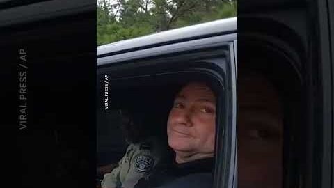 Police officer pulls over his own boss for speeding #Shorts