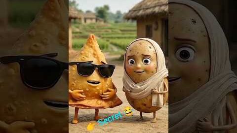 👉 Samosa ❤️ Aloo 😂 | Ending Shock 😱 #shorts #viral #funny #desi