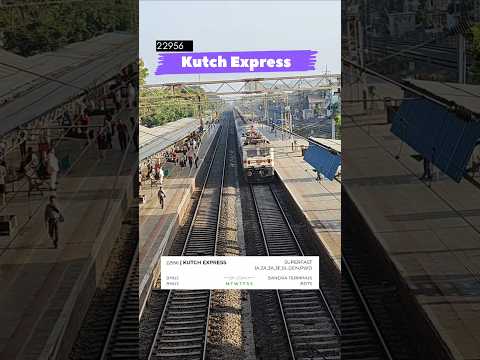 🚆 Bhuj से Bandra तक Kutch Express का शानदार सफर🔥 #shorts #youtubeshorts  #shortsfeed