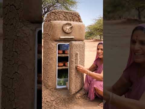 मिट्टी का फ्रिज 😱 बिना बिजली सब ठंडा | Amazing Desi Jugaad Clay Fridge