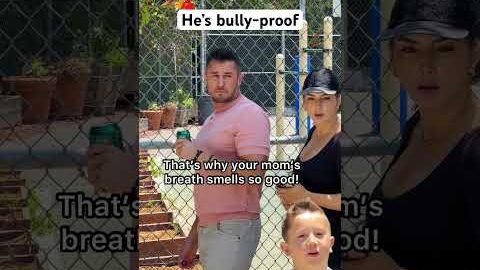 He’s bully-proof #funny #viral #family #fypシ #shorts