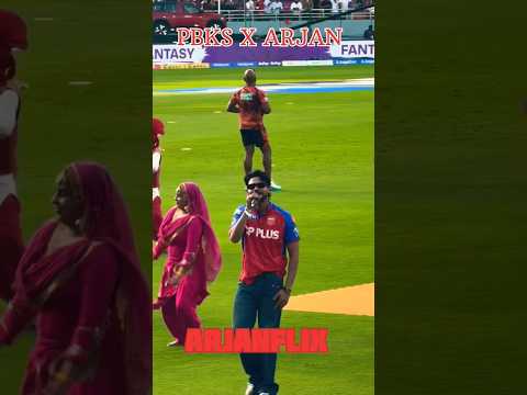 PBKS X ARJAN 💚 #arjandhillon #live #punjabi #pbks #youtubeshorts #match #viralvideo #song #instagram