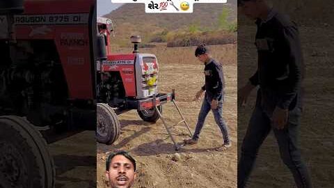 Desi jugad se banaya tractor ke liye jack #farming #massey #tractor #viralvideo #desi #jugaad #vlog