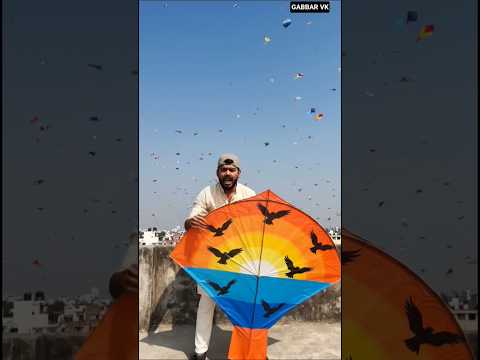 Kite Flying Madness 🪁🔥 | Full Sky of Kites | Desi Festival Vibes #automobile #shorts