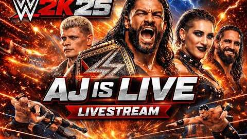 WWE 2K25 LIVE 🔴 INSANE Finish 😳 M-03 #shortsfeed #shorts #live #wwe #shorts #wrestling