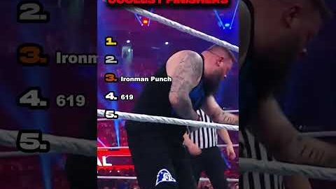 Ranking WWE Wrestlers Coolest Finishers