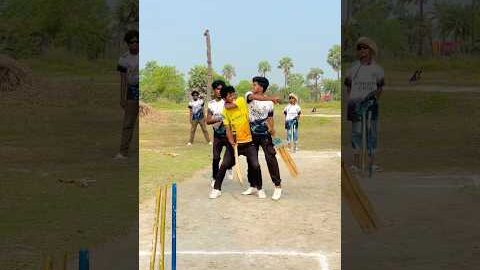 Desi comedy cricket video 😂 #comedy #funny #cricket #shorts