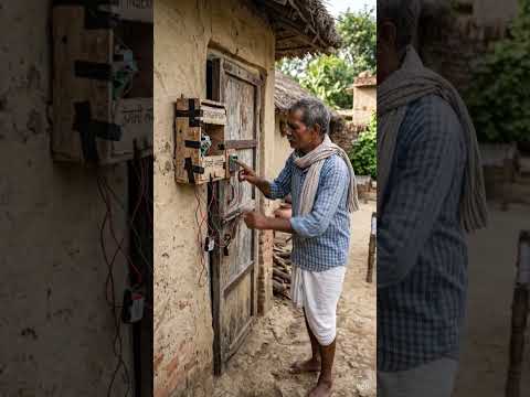 Desi Jugaad Fingerprint Lock Machine