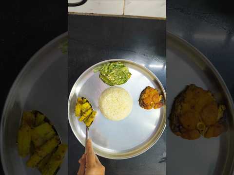 #shorts😋#desi non veg lunch thali for husband #youtubeshorts#lunchbox#bhajanthali#ytshorts#viral