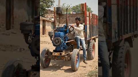 Desi Jugaad Gaadi 😲 | Amazing Village Innovation #shorts #desi #kisan