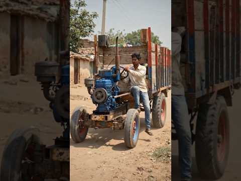 Desi Jugaad Gaadi 😲 | Amazing Village Innovation #shorts #desi #kisan
