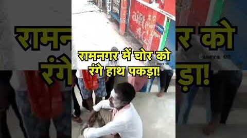 रामनगर में चोर को रंगे हाथ पकड़ा! #viral #ramnagar #shorts