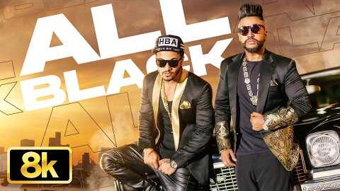 ALL BLACK 8K FULL SONG | SUKHE | RAFTAAR | PUNJABI SONGS | T-SERIES