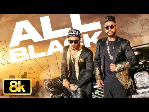 ALL BLACK 8K FULL SONG | SUKHE | RAFTAAR | PUNJABI SONGS | T-SERIES