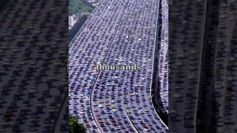 The Longest Traffic Jam In History 🚙🚙🚙🚙🚙🚙🚙🚙🚙🚙🚙🚙🚙🚙🚙🚙🚙