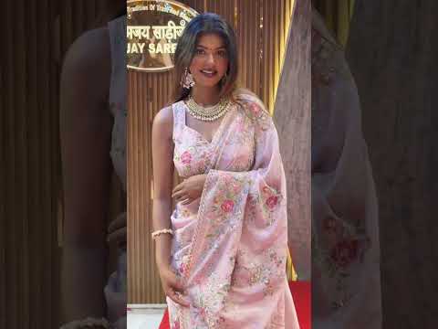 Blush pink foral saree🪷. CONTACT-8447441665 #saree #wedding #desi #indiandesignerwear #sareeblouse