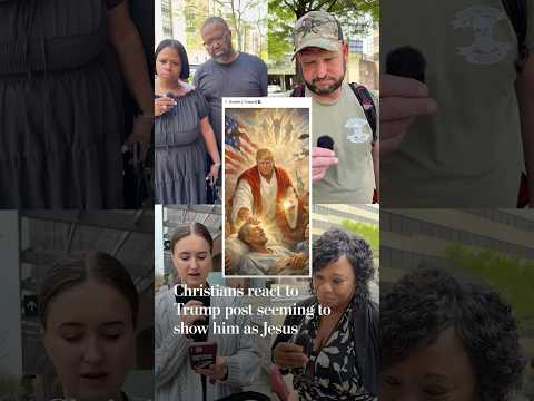 Christians react to Trump post seeming to show him as Jesus