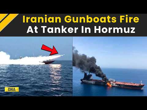 Iran Israel War: Iranian Gunboats Fire On Tanker In Strait of Hormuz | Israel Iran War
