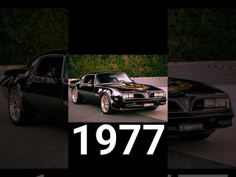 Pontiac Firebird Evolution(1967-2002) #viral #trending #shortsfeed #youtubeshorts #pontiac #usa #yt
