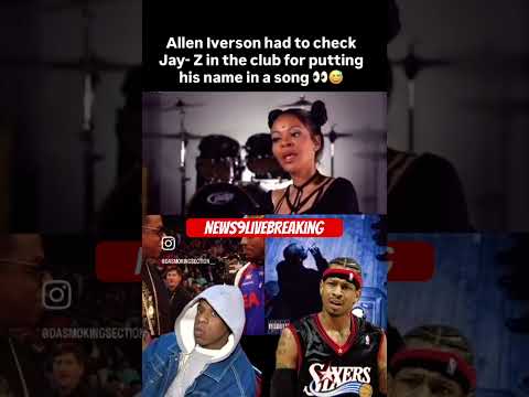 Jay-Z and Allen Iverson altercation in the club #rap #nba #gyp #viral #viralvideo #explore #trending