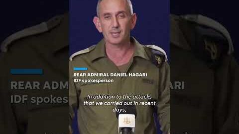 Israel Defense Forces announce expanding of ground activity in Gaza Strip #Shorts