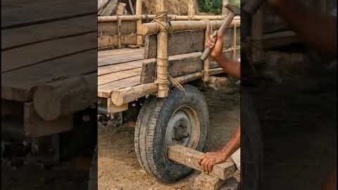 Desi Jugaad Tractor Trolley 😱 | Farmer Amazing Innovation 🚜 | Low Cost Farming Idea