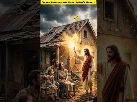 Jesus Rebuilds the Poor Family’s Home✝️#viral#usa #america#newyork#philippines#australia#jesus#uk