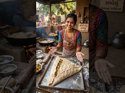 સૌથી મોટુ સમોસુ #desi #samosa #bigsize #samosarecipe #rasoi #food #foodie #rasoi_ni_rani