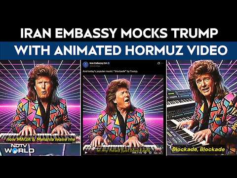 Trump AI Video: Iran Embassy Mocks Trump With Animated Hormuz Video