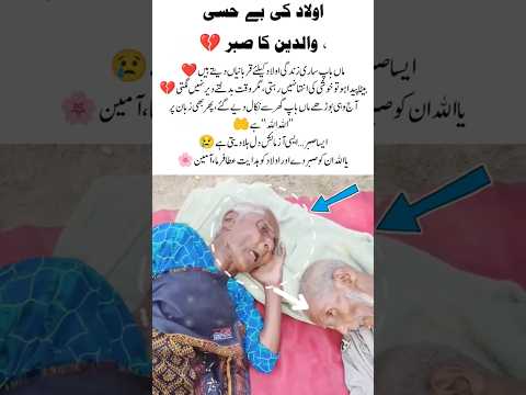 A Heartbreaking Story of Parents’ Love and Endless Patience 💔#ParentsLove #RespectElders #Humanit