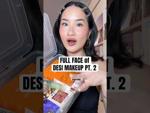 FULL FACE OF DESI MAKEUP PT. 2 #makeup #makeupreview #desi #indianmakeup