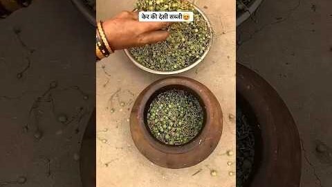 देसी केर के पेड़ #food#desi #ytshorts ##villagelife #shorst #viral