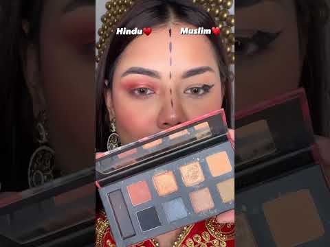 Hindu Bride Vs Muslim Bride Makeup Look😍 | #shorts | SUGAR⁩ Cosmetics