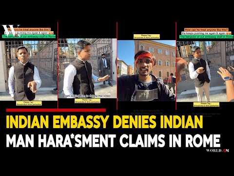 Indian Embassy Refutes Indian Man Hara*sment Claims in Rome Viral Video