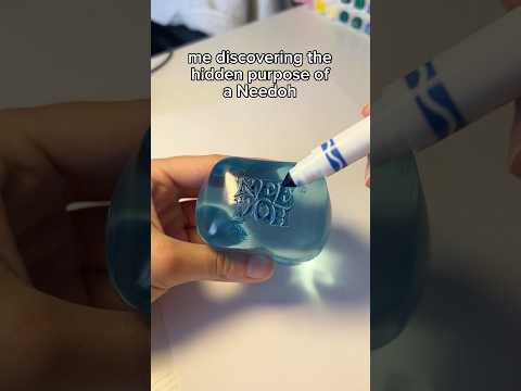 Me discovering the hidden purpose of a Needoh. . . #shorts #needoh #squishy