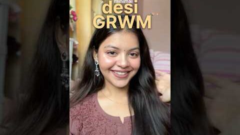 grwm desi glam🪷✨ #grwm #grwmmakeup #grwmoutfit #brown #desi #indian #glam #makeup #beauty #lipstick