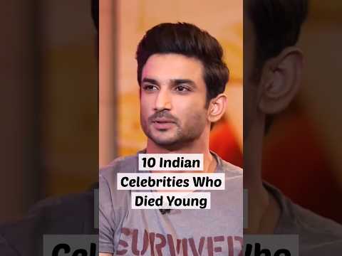 10 Indian celebrities who died young | #shorts #trending #top10 #viral