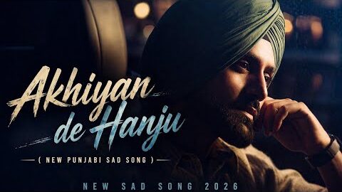 Akhiyan De Hanju 💔 | New Punjabi Song 2026 | Heart Touching | #punjabisong #punjabimusic #punjabi