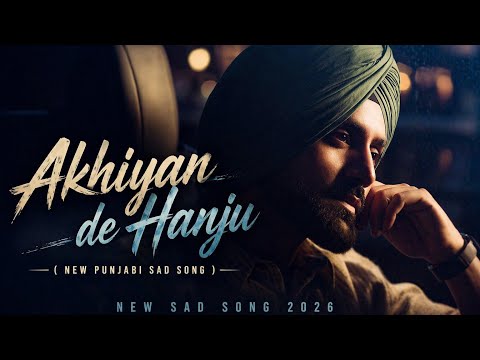 Akhiyan De Hanju 💔 | New Punjabi Song 2026 | Heart Touching | #punjabisong #punjabimusic #punjabi