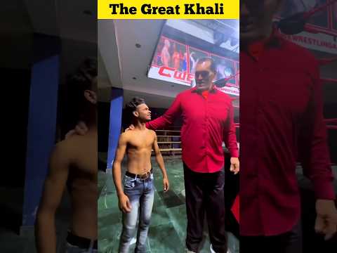 The Great Khali ने किया था इस बंदे को ट्रेंड #wwe #greatkhali #shorts