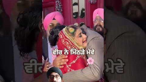 Emotional moments 😭 #new punjabi song #love #wedding #trending #youtube 🌸🌸shorts#new  song 🌼✨🌼